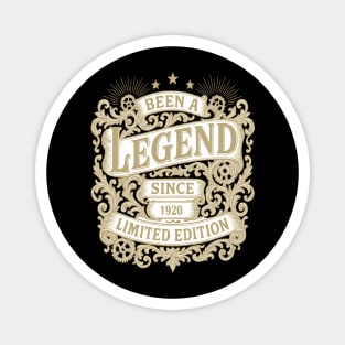 1920 Vintage Birthday Magnet
